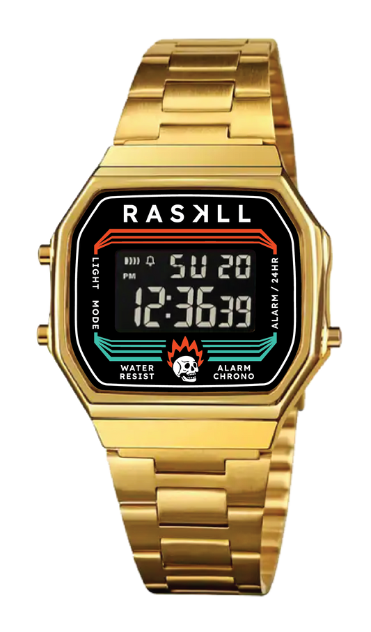 .Raskll. 769 / 35mm Stainless Steel Watch (Gold)