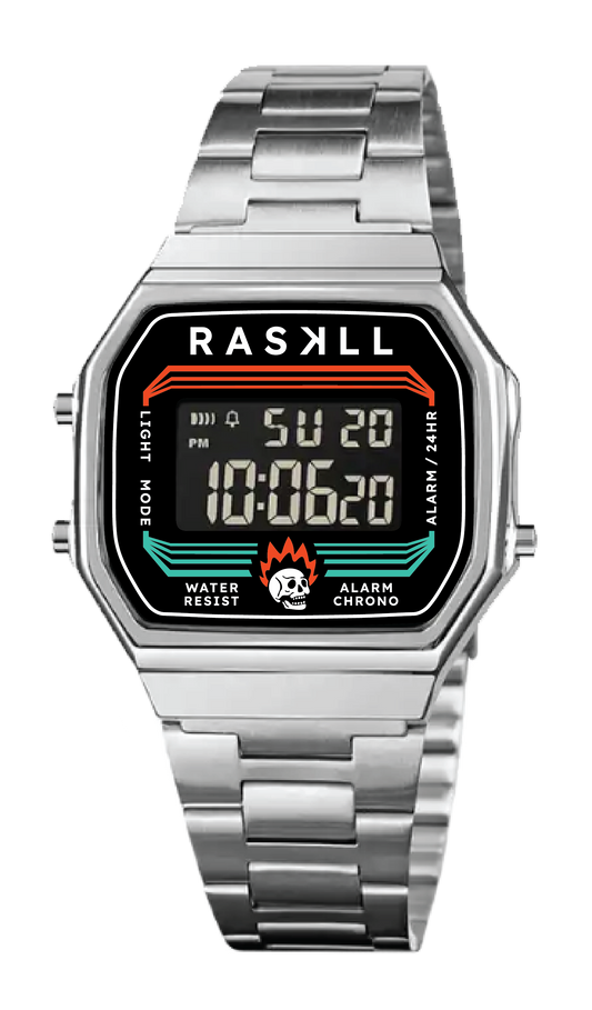 .Raskll. 769 / 35mm Stainless Steel Watch (Silver)